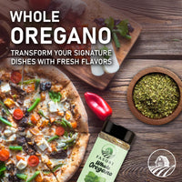 Fasori Oregano Whole Leaves 2 oz (57 g) – Premium Dried Oregano, Aromatic Mediterranean Herb for Italian Cooking, Pizza, Pasta & Sauces