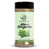 Fasori Oregano Whole Leaves 4 oz (113 g) – Premium Dried Oregano, Aromatic Mediterranean Herb for Italian Cooking, Pizza, Pasta & Sauces