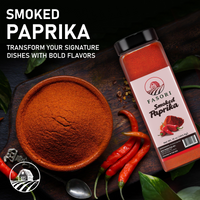 Fasori Smoked Paprika Powder 16 oz (453 g) – Oak Wood Smoked Paprika Spice, Bold Smoky Flavor, Perfect for Cooking, BBQ & Grilling