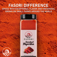 Fasori Smoked Paprika Powder 16 oz (453 g) – Oak Wood Smoked Paprika Spice, Bold Smoky Flavor, Perfect for Cooking, BBQ & Grilling