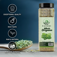 Fasori Oregano Whole Leaves 5.5 oz (156 g) – Premium Dried Oregano, Aromatic Mediterranean Herb for Italian Cooking, Pizza, Pasta & Sauces